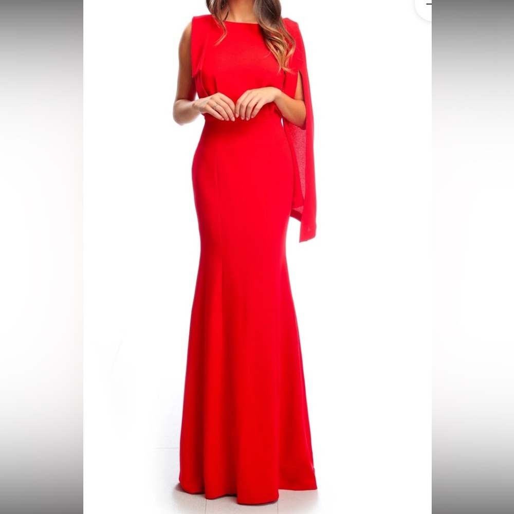 NEW WITH TAG! Fely Campo Couture Red Gown